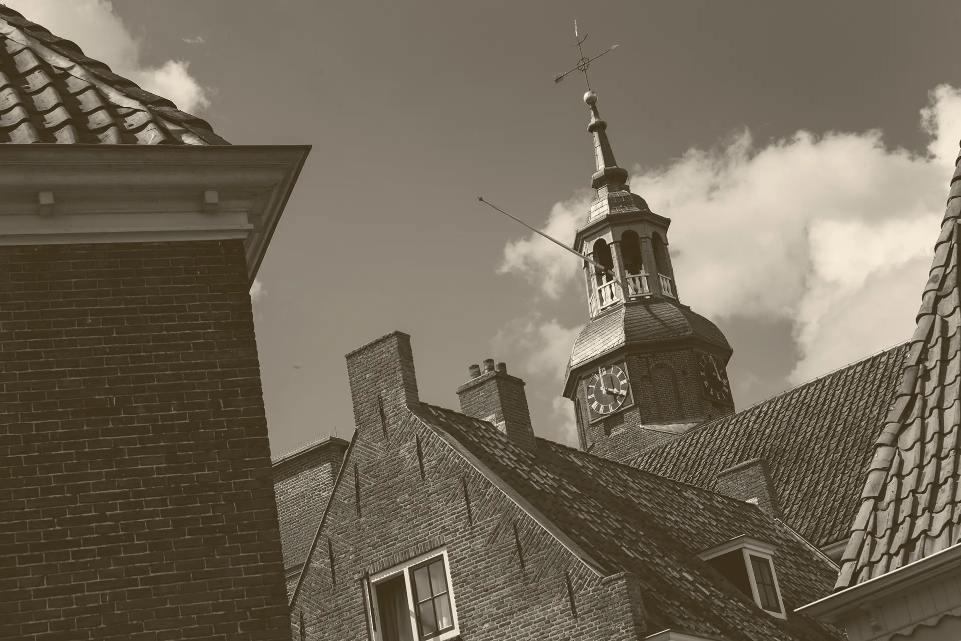 De kerktoren van Blokzijl