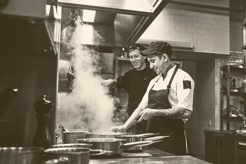 Chefs aan het werk